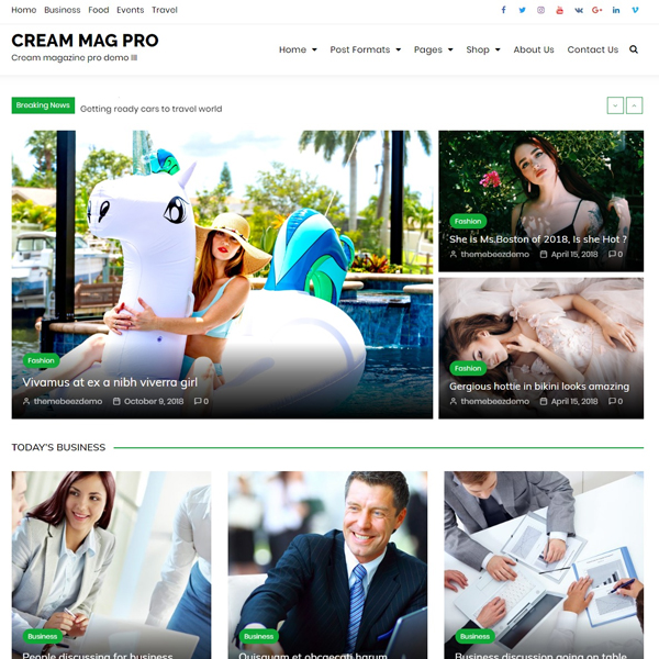 Cream magazine pro demos 3