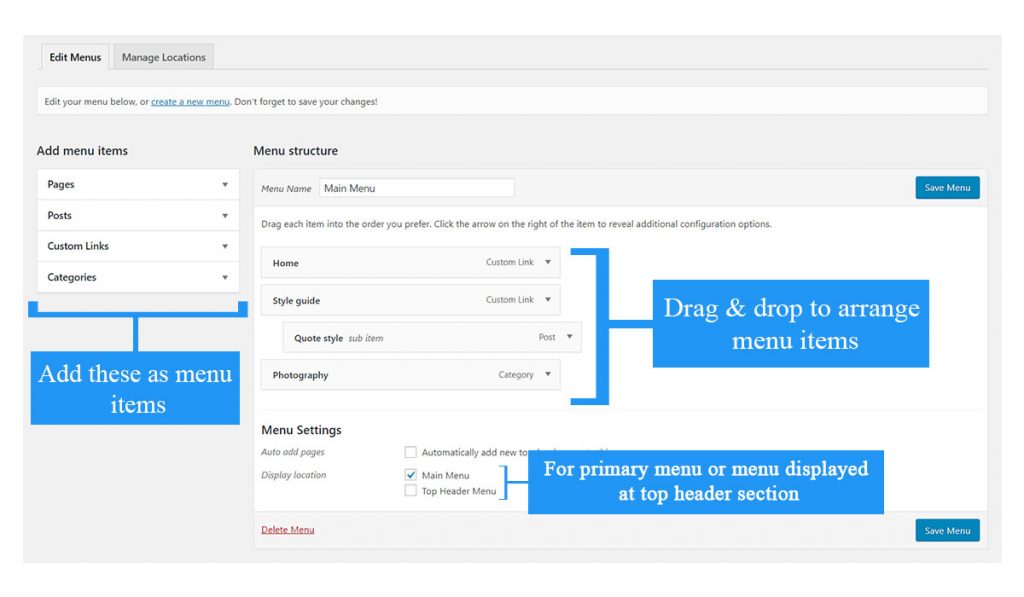 Fascinate Theme Documentation 2