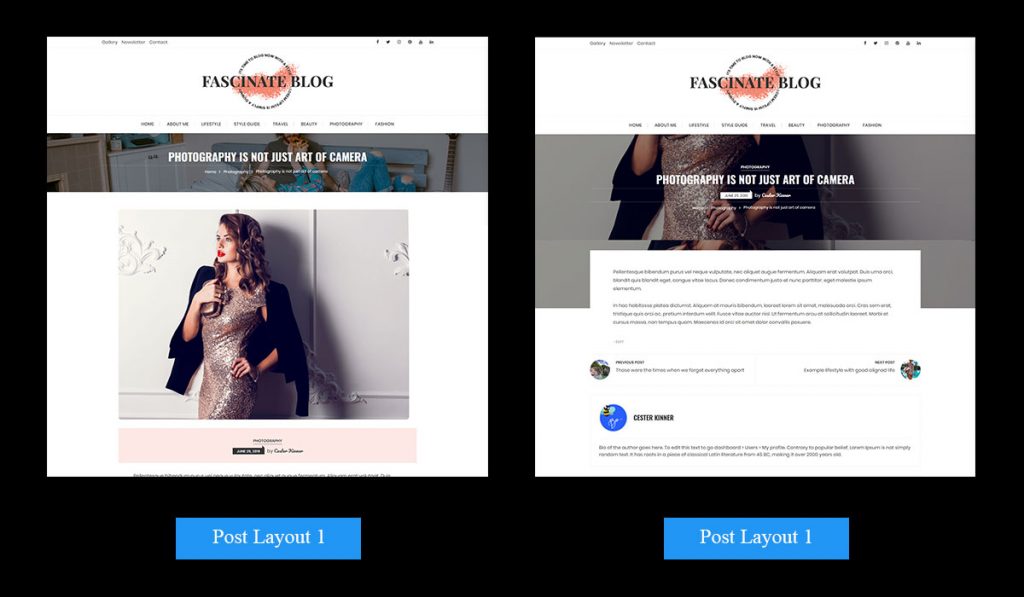 Fascinate Theme Documentation 9 Fascinate Theme Documentation 9