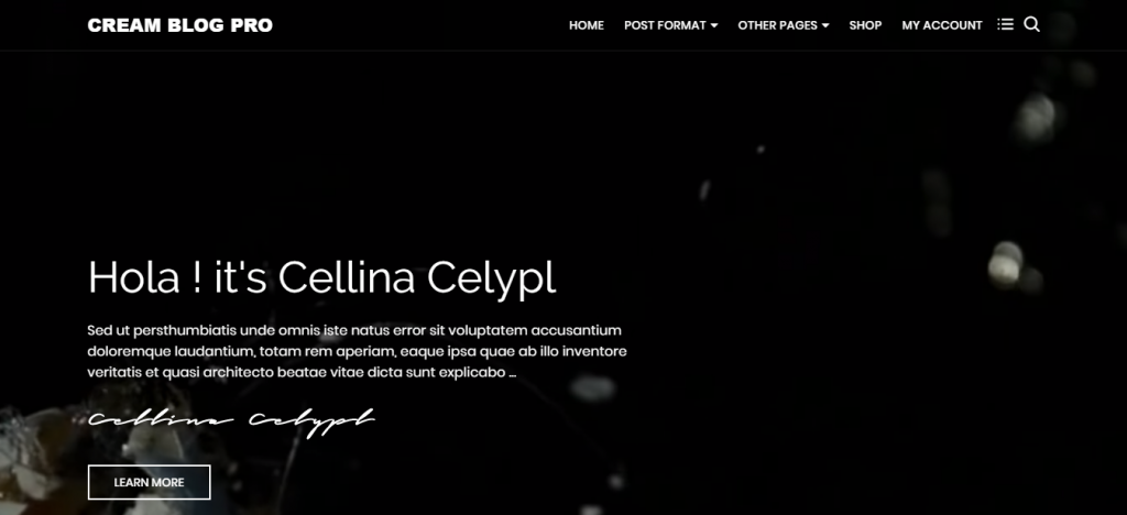 Cream Blog Theme Documentation 14 Cream Blog Theme Documentation 14