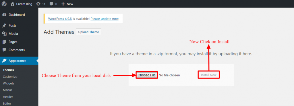 Cream Blog Theme Documentation 2 Cream Blog Theme Documentation 2