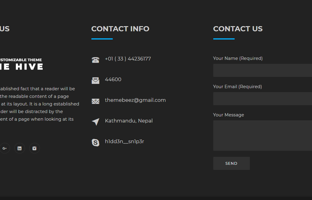 One Hive Theme Documentation 12 One Hive Theme Documentation 12