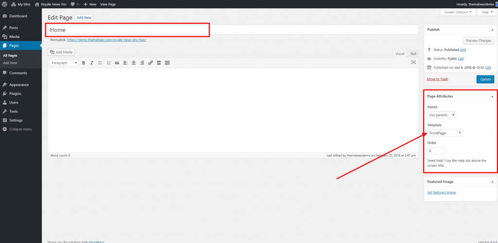 Royale News Theme Documentation 1 Royale News Theme Documentation 1